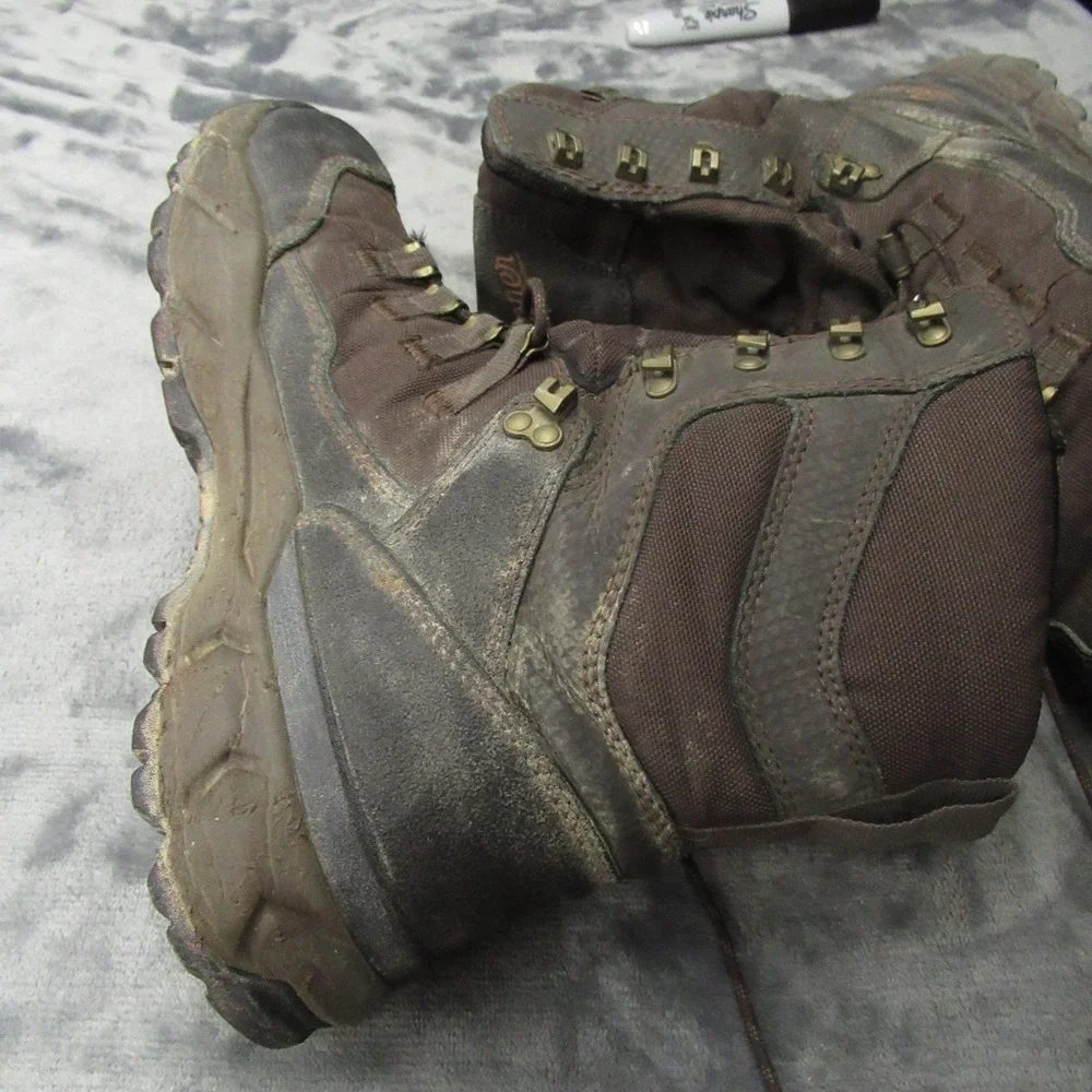 Danner Mens 8.5D Vital Boots Brown Waterproof Hunting Outdoors Rugged 8